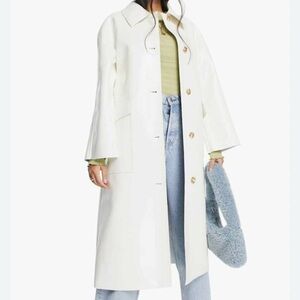 Topshop Cream Trench Coat